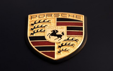 Porsche on Porsche Emblem Jigsaw Puzzle