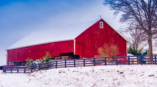 Adams County Barn Jigsaw Puzzle