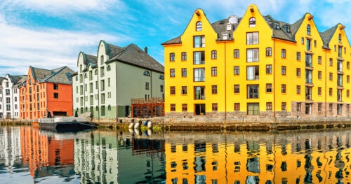 Alesund Waterfront Jigsaw Puzzle