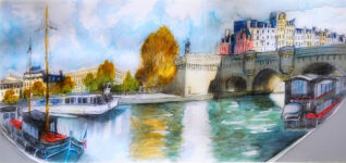 Along the Seine River Jigsaw Puzzle