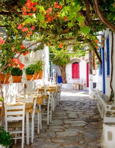 Amorgos Cafe Jigsaw Puzzle