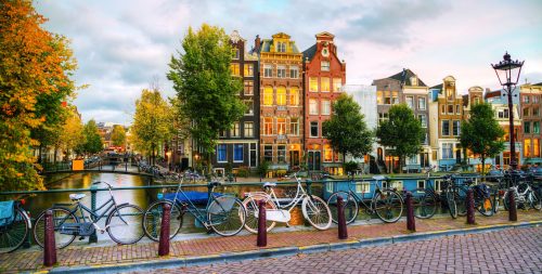 Amsterdam Bicycles Jigsaw Puzzle