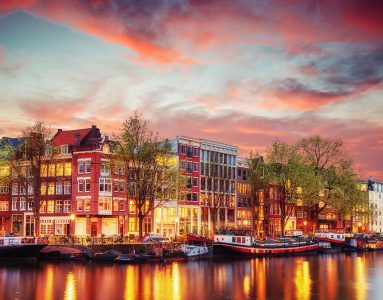 Amsterdam Evening Jigsaw Puzzle