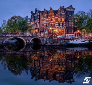 Amsterdam Reflection Jigsaw Puzzle