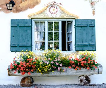 Austrian Window Jigsaw Puzzle