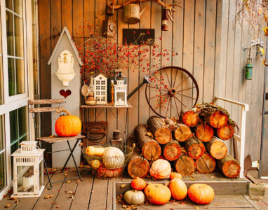 Autumn Porch Jigsaw Puzzle