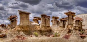 Badlands Desert Hoodoos