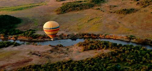 Balloon Over Africa Jigsaw Puzzle