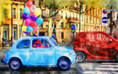 Balloons in Paris Jigsaw Puzzle