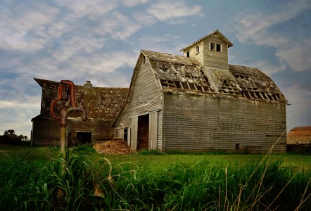 Barn and Pump Jigsaw Puzzle