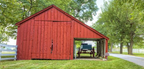 Barn and Wagon Jigsaw Puzzle