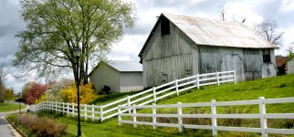 Barns on a Hill