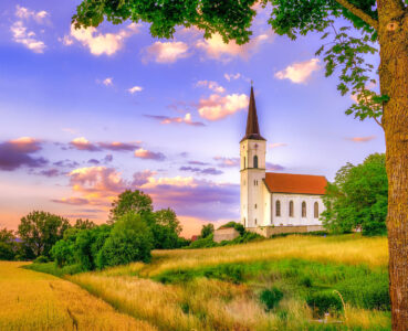 Bavarian Village Church Jigsaw Puzzle Bavarian Village Church Jigsaw Puzzle