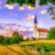 Bavarian Village Church Jigsaw Puzzle