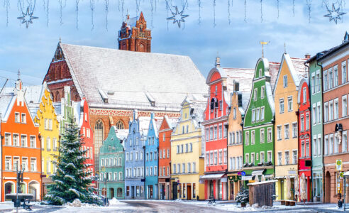 Bavarian Winter Town Jigsaw Puzzle Bavarian Winter Town Jigsaw Puzzle