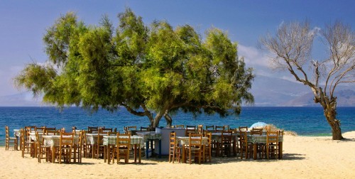 Beach Cafe Jigsaw Puzzle