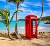 Beach Phone Booth Jigsaw Puzzle