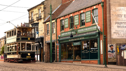 Beamish Storefronts Jigsaw Puzzle