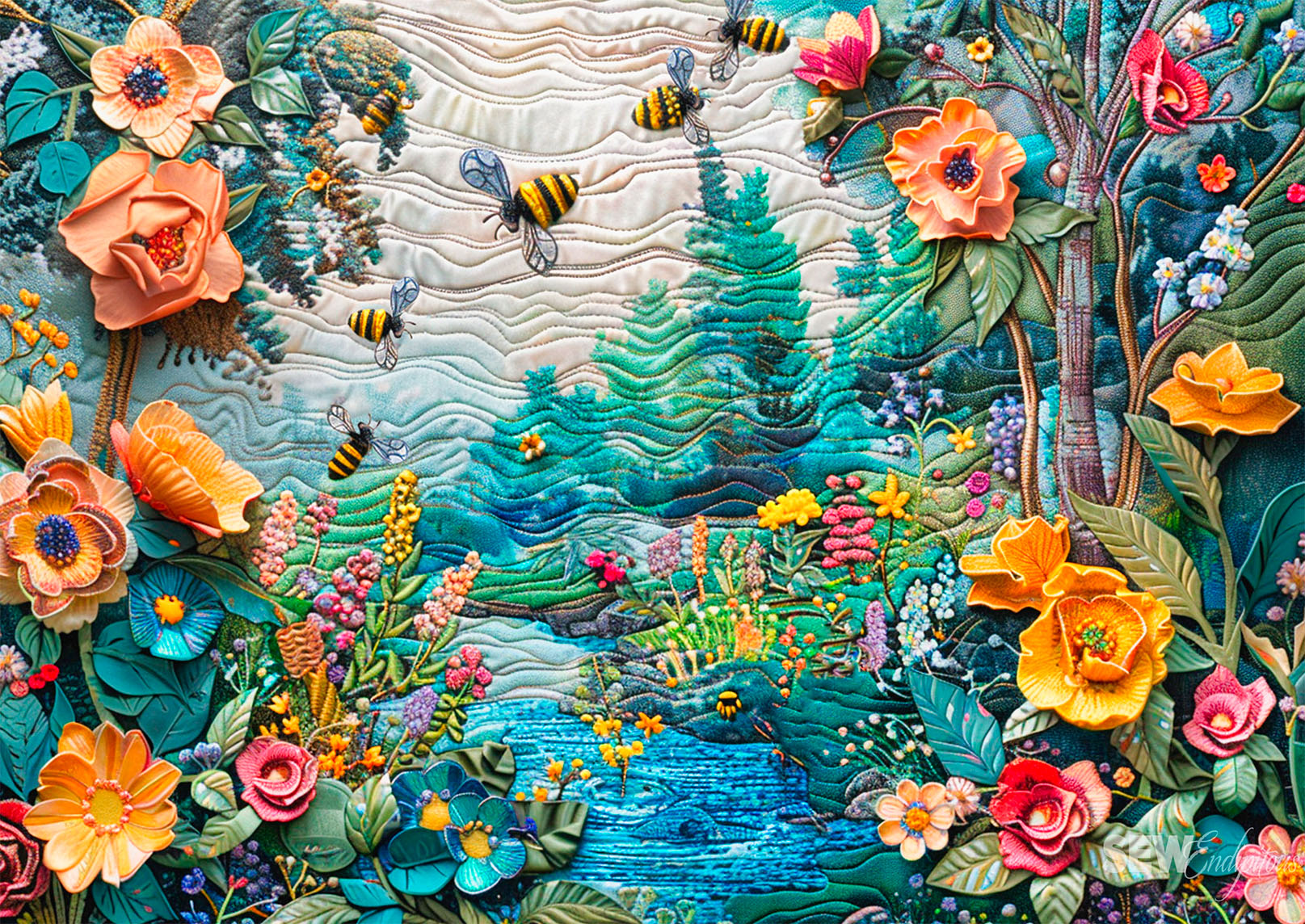 Bee Parade Bee Parade Jigsaw Puzzle