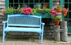 Blue Bench