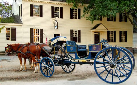 Blue Carriage Jigsaw Puzzle