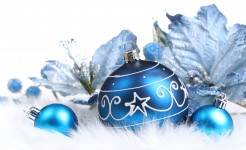 Blue Christmas Ornaments