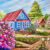 Blue Country Cottage Jigsaw Puzzle