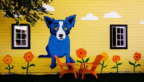 Blue Dog Jigsaw Puzzle