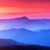 Blue Mountains Sunset Jigsaw Puzzle
