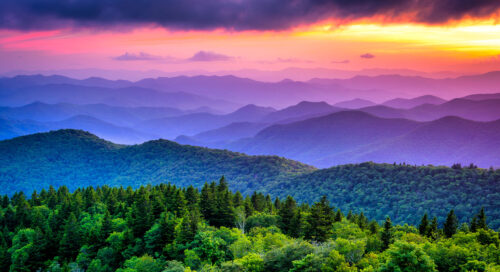 Blue Ridge Mountains Jigsaw Puzzle