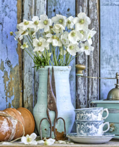 Blue Vase Bouquet Jigsaw Puzzle