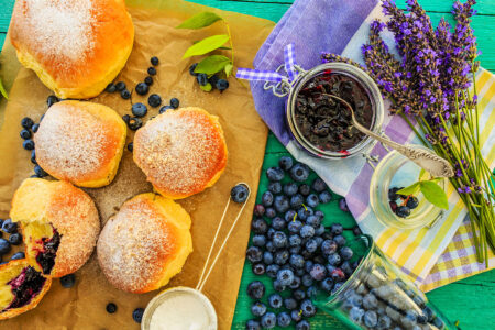 Blueberry Brioches Jigsaw Puzzle