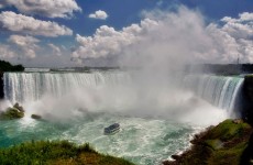 Boat in Niagara Falls