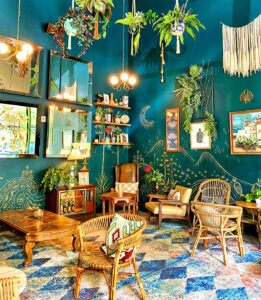 Bohemian Green Room Jigsaw Puzzle