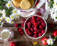 Bowl of Raspberries