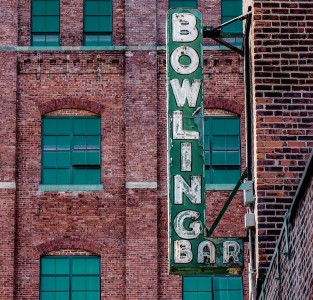 Bowling Sign Jigsaw Puzzle