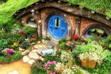 Brick Hobbit Home