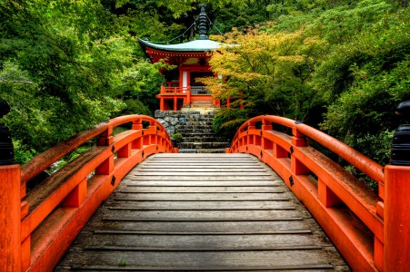 Bridge and Temple Jigsaw Puzzle