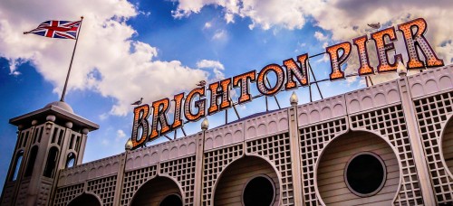 Brighton Pier Sign Jigsaw Puzzle