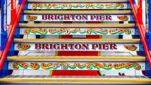 Brighton Pier Steps Jigsaw Puzzle