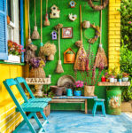 Brooms and Blooms Jigsaw Puzzle