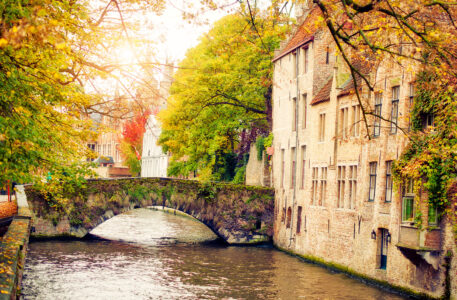 Bruges Canal Bridge Jigsaw Puzzle