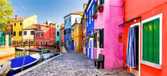 Burano Canal Walk