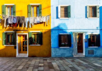 Burano Clothesline Jigsaw Puzzle