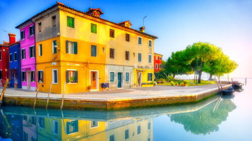 Burano Waterfront Jigsaw Puzzle