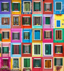 Burano Windows Jigsaw Puzzle