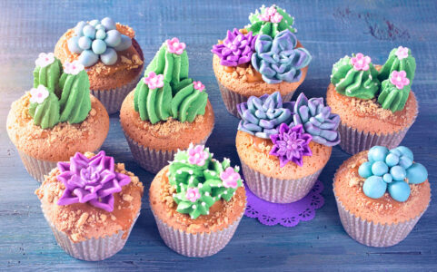 Cactus Cupcakes Jigsaw Puzzle