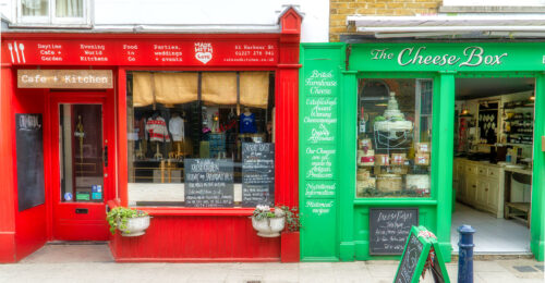Cafe and Cheese Shop Jigsaw Puzzle