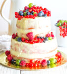 Cake and Berries