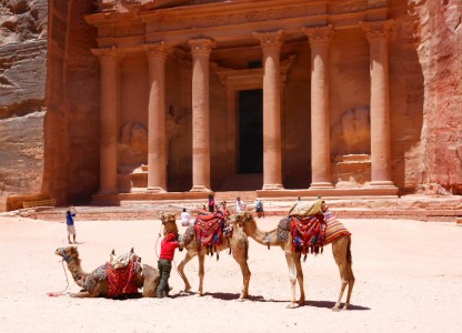 Camels at Petra Jigsaw Puzzle